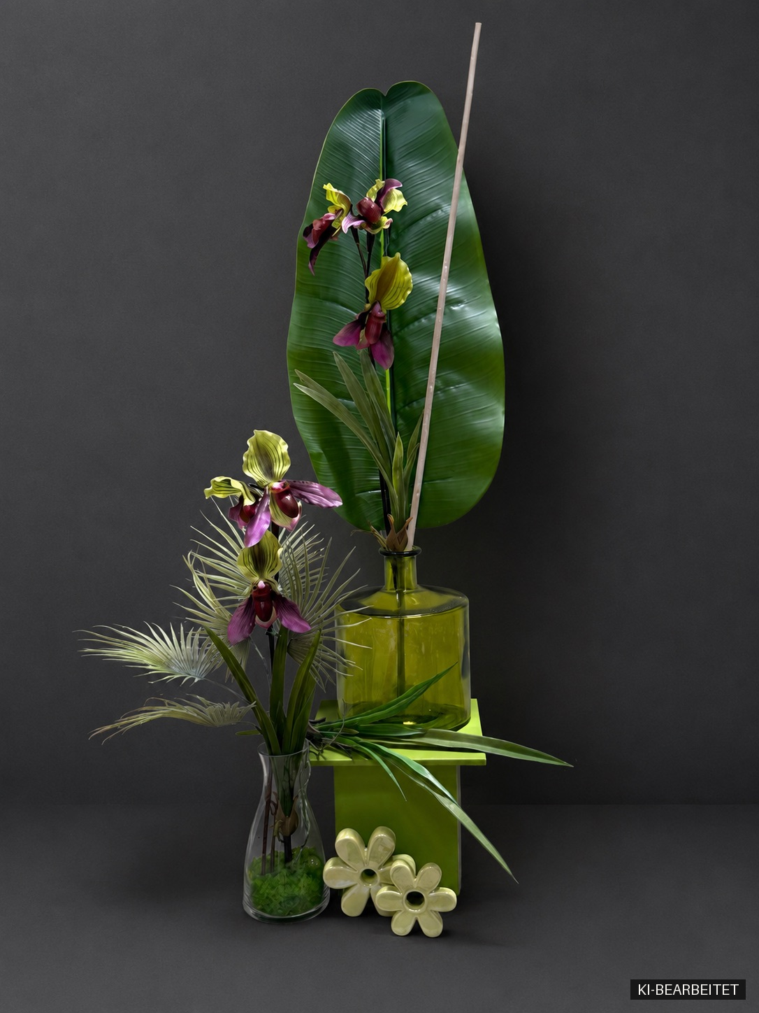 Orchideen — Mit KI bearbeitet