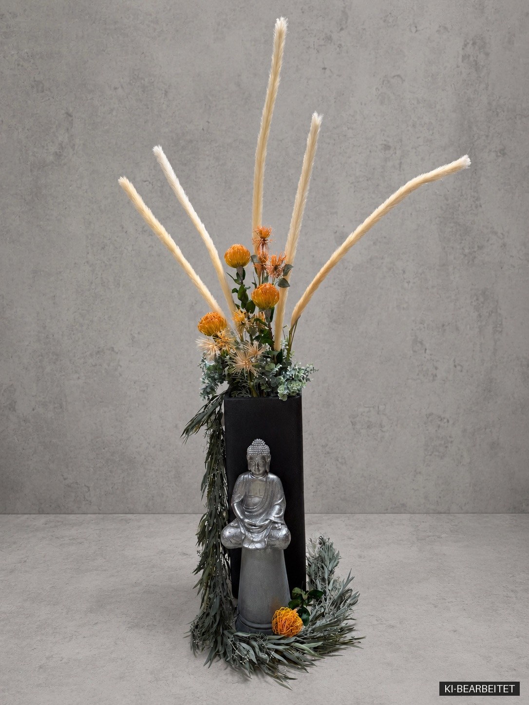 Buddha — Mit KI bearbeitet