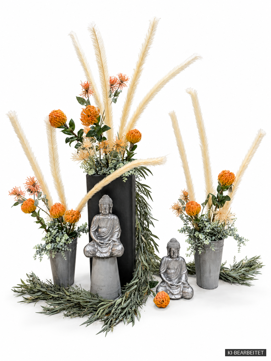 Buddha — Mit KI bearbeitet